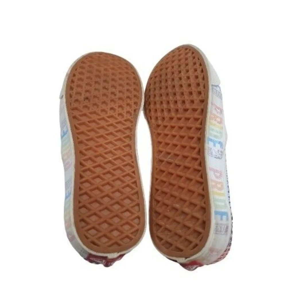 Vans‎ Classic Slip On Pride LGBTQ+ Rainbow Mens Shoes Size 5 Womens Size 6.5